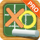 Tic Tac Toe Draw PRO - Challenging opponents, play by drawing on a realistic chalkboard!